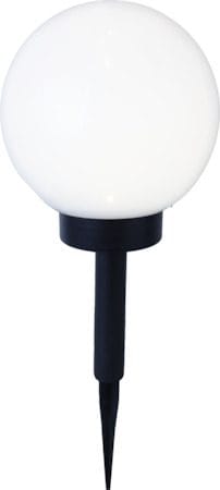 Globus solcelledekorasjon 20 cm - hvit og svart - Hagemøbler & utemiljø - Hagedekorasjon & utemiljø - Hagebelysning