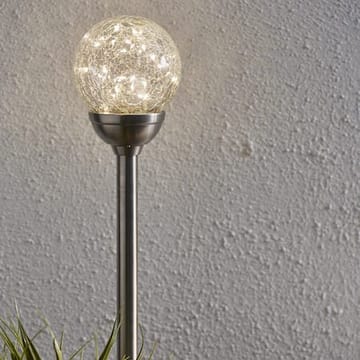 Glory solcellepinne 45 cm - sølvfarget/klar - Hagemøbler & utemiljø - Hagedekorasjon & utemiljø - Hagebelysning