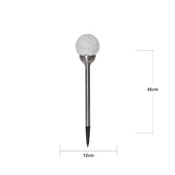 Glory solcellepinne 45 cm - sølvfarget/klar - Hagemøbler & utemiljø - Hagedekorasjon & utemiljø - Hagebelysning
