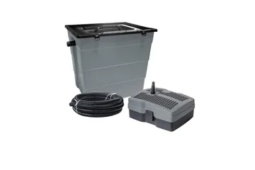 Gravitasjonsfilter Heissner Sett 6000 L - Hagemøbler & utemiljø - Hagedekorasjon & utemiljø - Dam & fontene