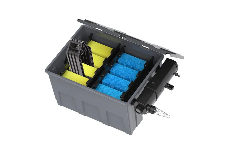 Gravitasjonsfilter Heissner Sett Pumpe UVC 24000L - Hagemøbler & utemiljø - Hagedekorasjon & utemiljø - Dam & fontene