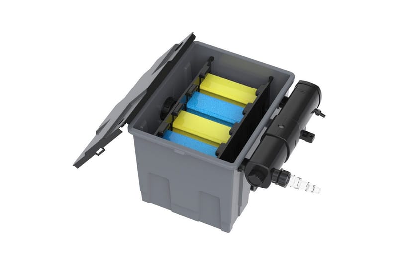 Gravitasjonsfilter Heissner Sett Pumpe UVC 16000L - Hagemøbler & utemiljø - Hagedekorasjon & utemiljø - Dam & fontene