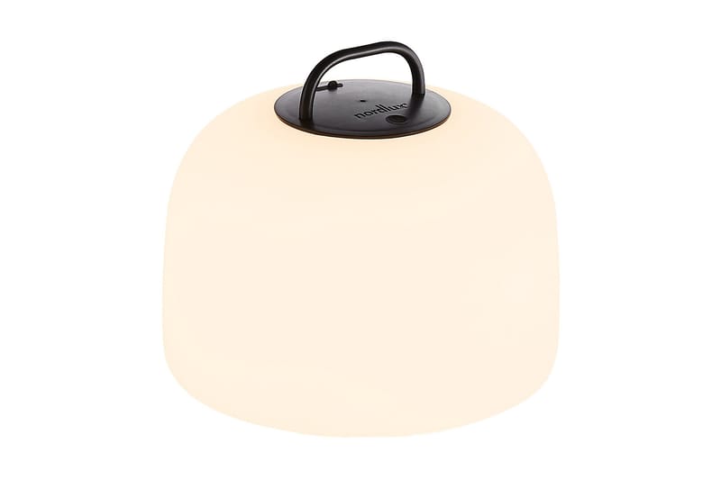 Portabel Utendørslampe Kettle 22 Oppladbar Svart/Hvit - Balkongbelysning - Hagebelysning - LED-belysning utendørs - Bordlampe utendørs