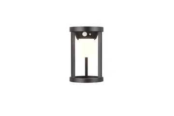 Solcellvägglampa Carmo Antracit Matte Black - Hagemøbler & utemiljø - Hagedekorasjon & utemiljø - Hagebelysning