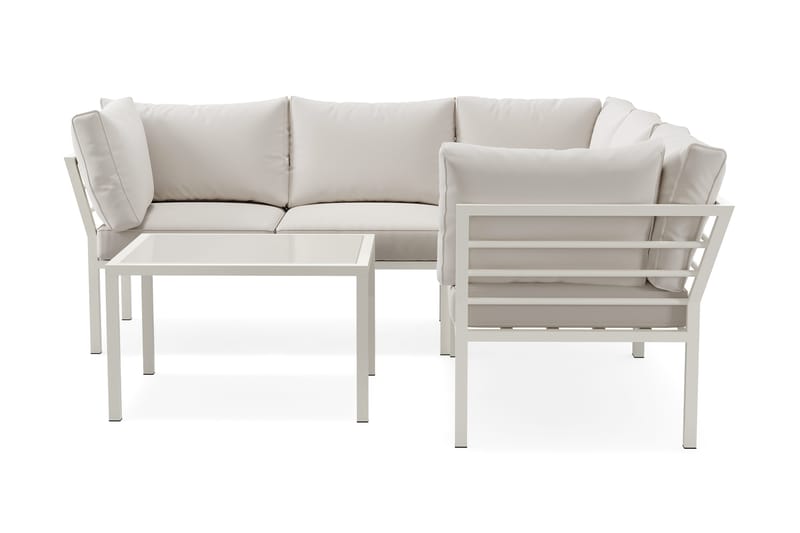 Ariany hjørnesofa utendørs 5-seters, Beige