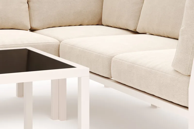 Ariany Sofagruppe 5-seter - Beige - Hagemøbler & utemiljø - Loungemøbler - Loungegrupper
