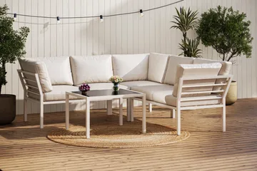Ariany Sofagruppe 5-seter - Beige - Hagemøbler & utemiljø - Loungemøbler - Loungegrupper