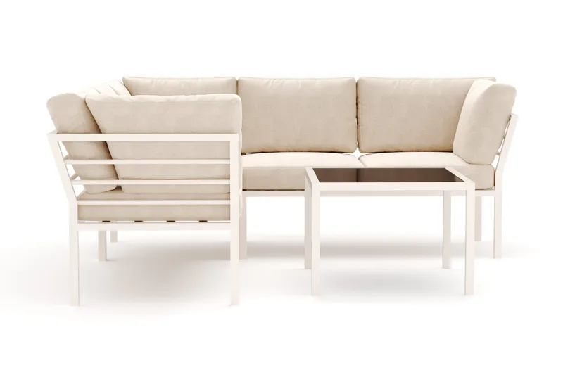 Ariany Sofagruppe 5-seter - Beige - Hagemøbler & utemiljø - Loungemøbler - Loungegrupper