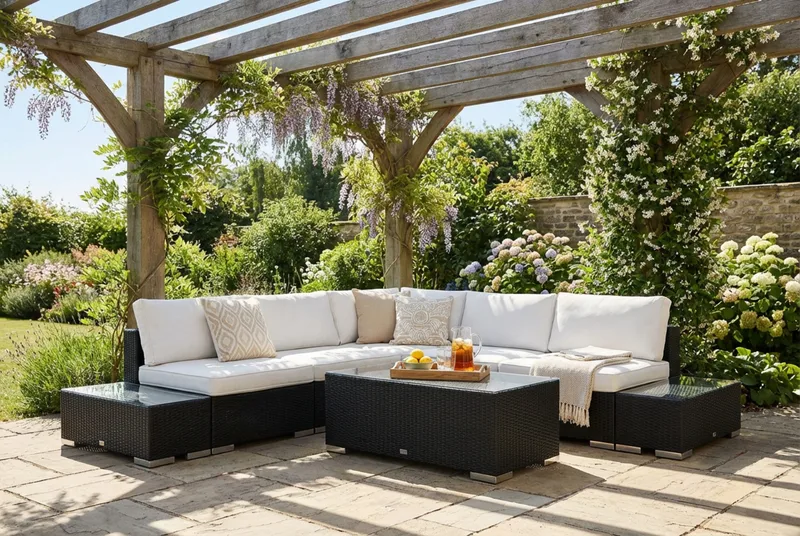 Bahamas Endemodul Utendørs 90 cm - Svart - Hagemøbler & utemiljø - Øvrig hagemøbler - Moduler