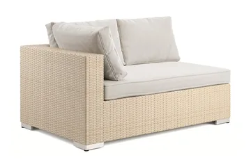 Bahamas Høyremodul Utendørs 140 cm - Beige - Hagemøbler & utemiljø - Øvrig hagemøbler - Moduler - Høyremodul hagesofa