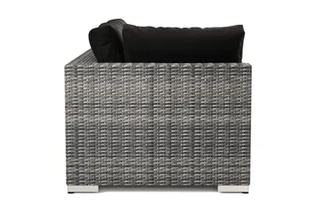 Bahamas Høyremodul Utendørs 140 cm i Kunstrotting - Grå - Hagemøbler & utemiljø - Øvrig hagemøbler - Moduler - Høyremodul hagesofa