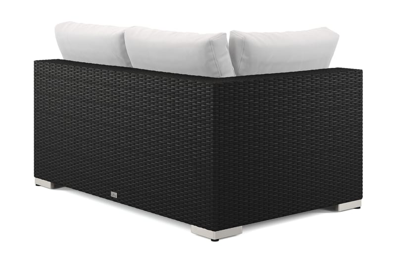 Bahamas Høyremodul Utendørs 140 cm i Kunstrotting - Svart - Hagemøbler & utemiljø - Øvrig hagemøbler - Moduler - Høyremodul hagesofa