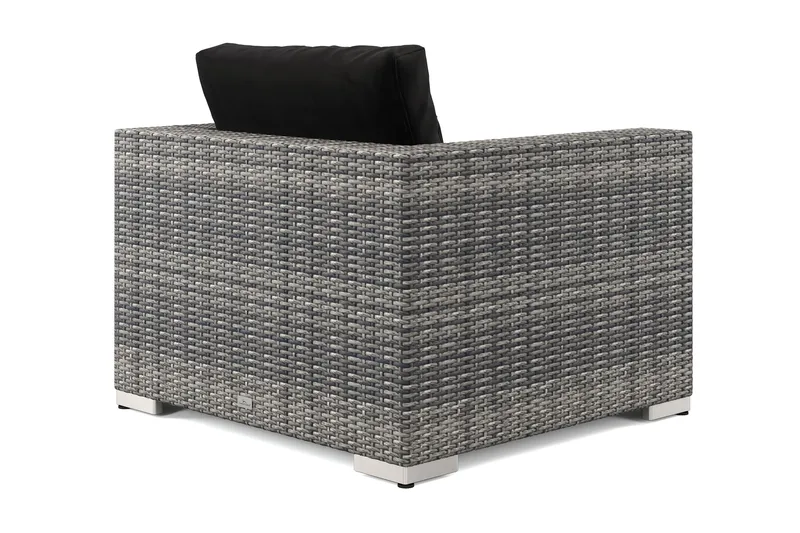 Bahamas Lounge Lenestol Utendørs i Kunstrotting - Grå - Hagemøbler & utemiljø - Loungemøbler - Loungestol utendørs