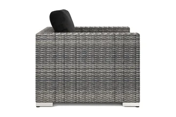 Bahamas Lounge Lenestol Utendørs i Kunstrotting - Grå - Hagemøbler & utemiljø - Loungemøbler - Loungestol utendørs