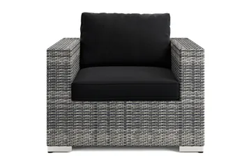 Bahamas Lounge Lenestol Utendørs i Kunstrotting - Grå - Hagemøbler & utemiljø - Loungemøbler - Loungestol utendørs