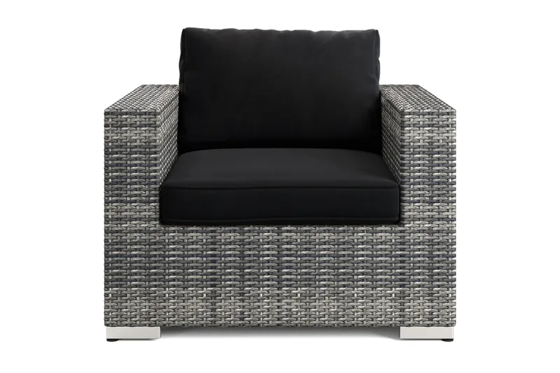 Bahamas Lounge Lenestol Utendørs i Kunstrotting - Grå - Hagemøbler & utemiljø - Loungemøbler - Loungestol utendørs