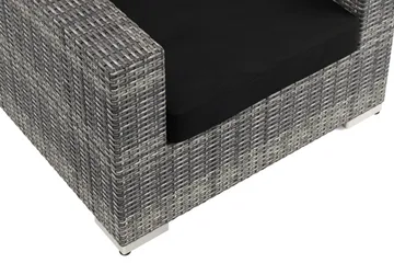 Bahamas Lounge Lenestol Utendørs i Kunstrotting - Grå - Hagemøbler & utemiljø - Loungemøbler - Loungestol utendørs