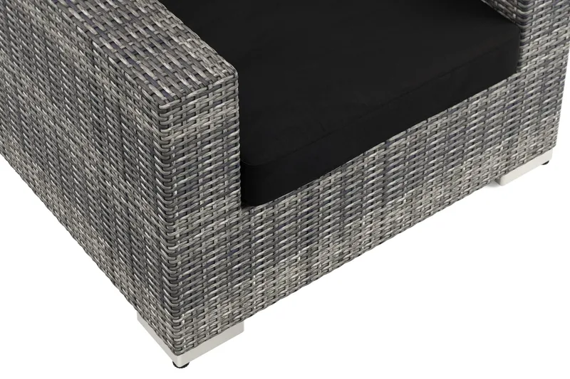 Bahamas Lounge Lenestol Utendørs i Kunstrotting - Grå - Hagemøbler & utemiljø - Loungemøbler - Loungestol utendørs