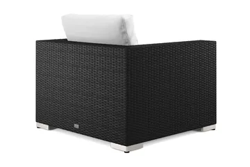 Bahamas Lounge Lenestol Utendørs i Kunstrotting - Svart - Hagemøbler & utemiljø - Loungemøbler - Loungestol utendørs