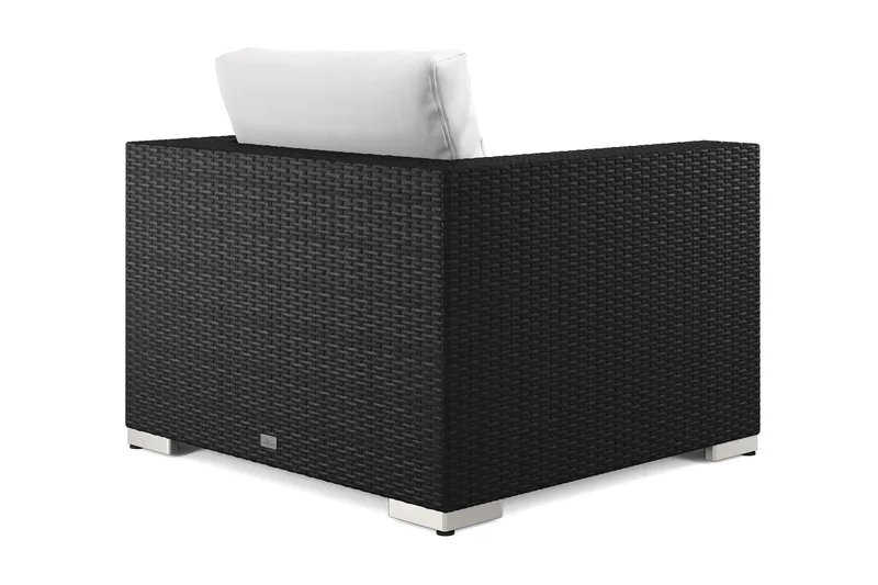 Bahamas Lounge Lenestol Utendørs i Kunstrotting - Svart - Hagemøbler & utemiljø - Loungemøbler - Loungestol utendørs