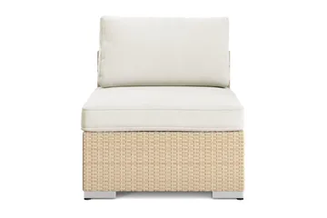 Bahamas Midtmodul Utendørs - Beige - Hagemøbler & utemiljø - Øvrig hagemøbler - Moduler - Midtmodul hagesofa