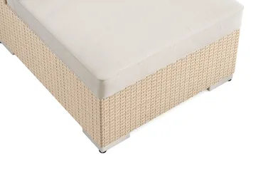 Bahamas Midtmodul Utendørs - Beige - Hagemøbler & utemiljø - Øvrig hagemøbler - Moduler - Midtmodul hagesofa