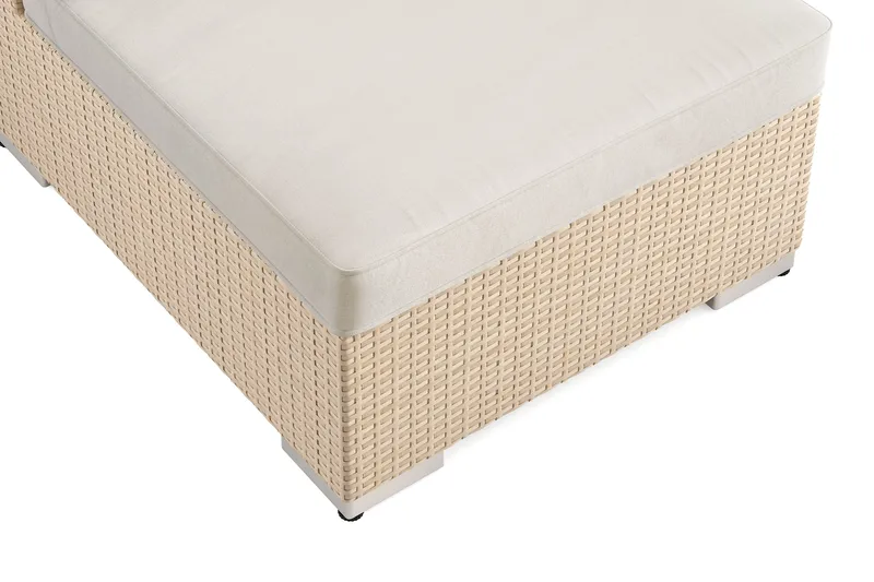 Bahamas Midtmodul Utendørs - Beige - Hagemøbler & utemiljø - Øvrig hagemøbler - Moduler - Midtmodul hagesofa