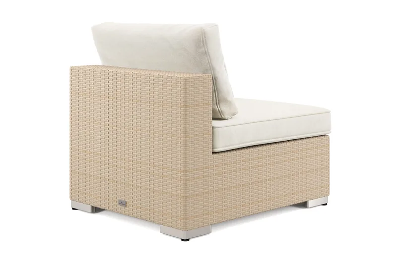 Bahamas Midtmodul Utendørs - Beige - Hagemøbler & utemiljø - Øvrig hagemøbler - Moduler - Midtmodul hagesofa