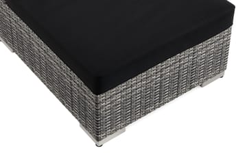 Bahamas Midtmodul Utendørs i Kunstrotting - Grå - Hagemøbler & utemiljø - Øvrig hagemøbler - Moduler - Midtmodul hagesofa