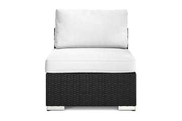 Bahamas Midtmodul Utendørs i Kunstrotting - Svart - Hagemøbler & utemiljø - Øvrig hagemøbler - Moduler - Midtmodul hagesofa