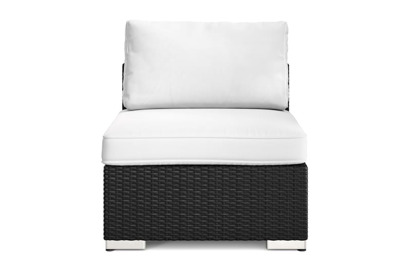 Bahamas Midtmodul Utendørs i Kunstrotting - Svart - Hagemøbler & utemiljø - Øvrig hagemøbler - Moduler - Midtmodul hagesofa