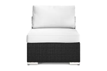 Bahamas Midtmodul Utendørs i Kunstrotting - Svart - Hagemøbler & utemiljø - Øvrig hagemøbler - Moduler - Midtmodul hagesofa