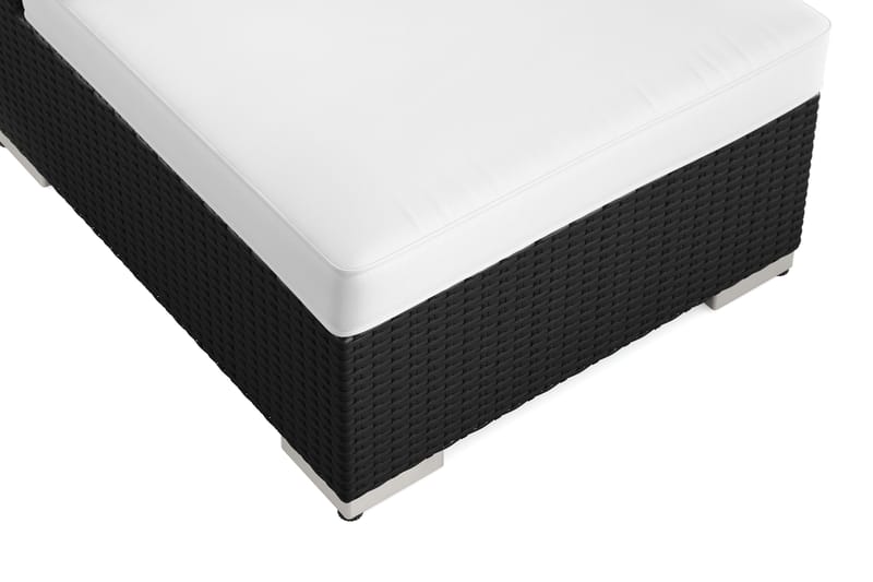 Bahamas Midtmodul Utendørs i Kunstrotting - Svart - Hagemøbler & utemiljø - Øvrig hagemøbler - Moduler - Midtmodul hagesofa