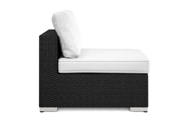 Bahamas Midtmodul Utendørs i Kunstrotting - Svart - Hagemøbler & utemiljø - Øvrig hagemøbler - Moduler - Midtmodul hagesofa