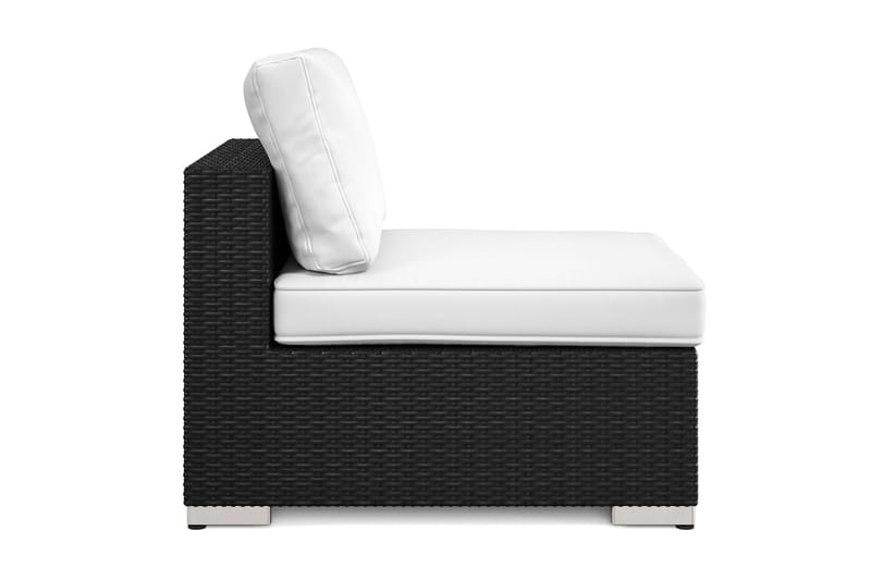 Bahamas Midtmodul Utendørs i Kunstrotting - Svart - Hagemøbler & utemiljø - Øvrig hagemøbler - Moduler - Midtmodul hagesofa