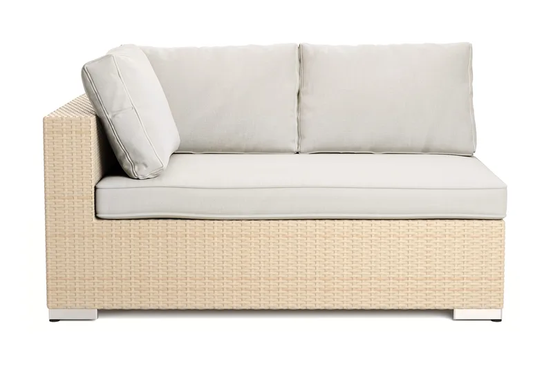 Bahamas Venstremodul Utendørs 140 cm, Beige