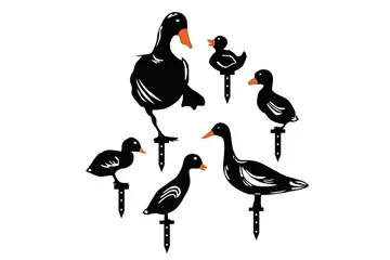 Dekorativt hage metalltilbehør sett Ender Svart - Svart - Hagemøbler & utemiljø - Hagedekorasjon & utemiljø - Hagefigurer & hagepynt