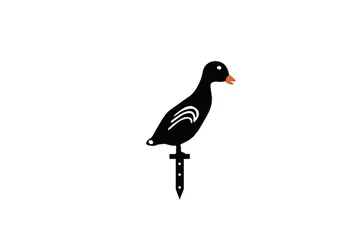 Dekorativt hage metalltilbehør sett Ender Svart - Svart - Hagemøbler & utemiljø - Hagedekorasjon & utemiljø - Hagefigurer & hagepynt