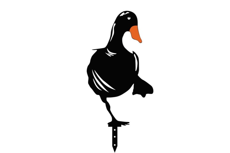 Dekorativt hage metalltilbehør sett Ender Svart - Svart - Hagemøbler & utemiljø - Hagedekorasjon & utemiljø - Hagefigurer & hagepynt