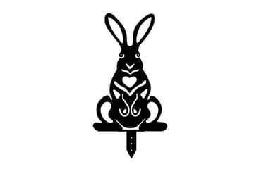 Dekorativt hage metalltilbehør sett Jarielhaven Svart - Svart - Hagemøbler & utemiljø - Hagedekorasjon & utemiljø - Hagefigurer & hagepynt