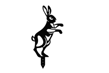 Dekorativt hage metalltilbehør sett Jarielhaven Svart - Svart - Hagemøbler & utemiljø - Hagedekorasjon & utemiljø - Hagefigurer & hagepynt