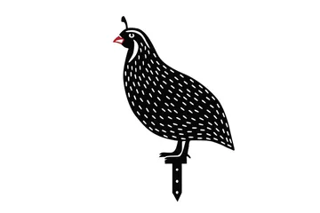 Dekorativt hage metalltilbehør sett Vaktler Svart - Svart - Hagemøbler & utemiljø - Hagedekorasjon & utemiljø - Hagefigurer & hagepynt