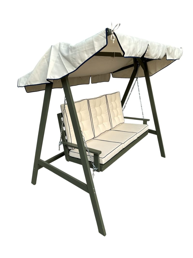 Hageshuske 195x125x159 inkl. Tak - Mørk grønn - Hagemøbler & utemiljø - Utesofa - Hammock