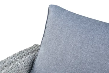 James Light Stor L-formet Vendbar Loungegruppe for Utendørs i Kunstrotting med Oppbevaring og Grå Puter - Grå - Hagemøbler & utemiljø - Loungemøbler - Loungegrupper