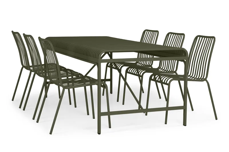 Jarva spisebord utendørs 200 cm - Grønn - Hagemøbler & utemiljø - Hagebord - Spisebord ute