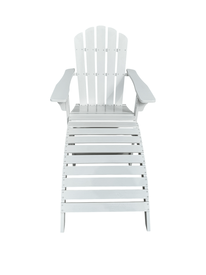 Landet dekkstol utendørs - Hvit - Hagemøbler & utemiljø - Stoler & Lenestoler - Solstoler - Dekkstol