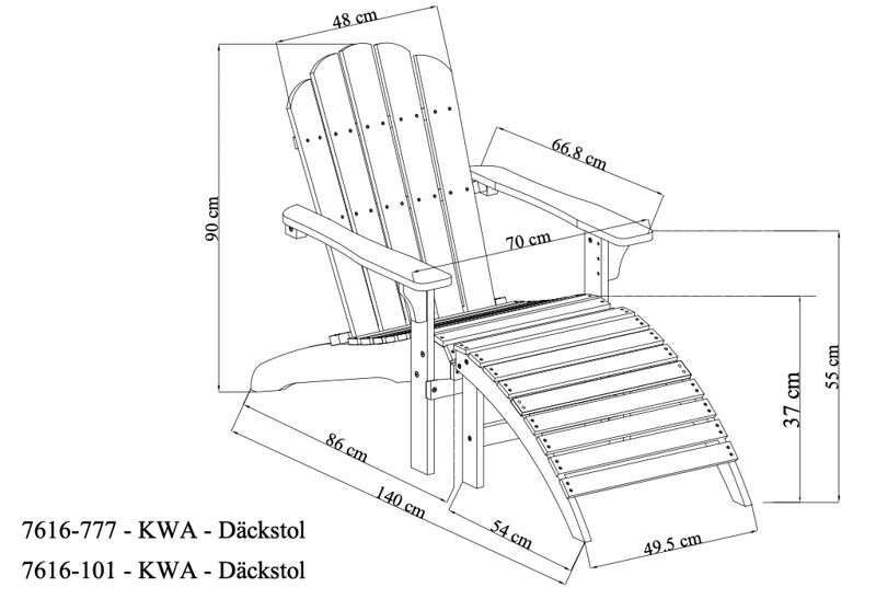 Landet dekkstol utendørs - Mørkegrønn - Hagemøbler & utemiljø - Stoler & Lenestoler - Solstoler - Dekkstol