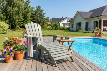 Landet dekkstol utendørs - Mørkegrønn - Hagemøbler & utemiljø - Stoler & Lenestoler - Solstoler - Dekkstol