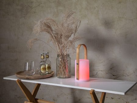 Lisa Lykt 12 cm - hvit og naturfarget - Hagemøbler & utemiljø - Hagedekorasjon & utemiljø - Hagefigurer & hagepynt - Utelykt