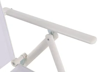 Maggie polstret regulerbar stol utendørs - Hvit - Hagemøbler & utemiljø - Stoler & Lenestoler - Posisjonsstoler